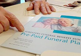 pre-paid funeral service