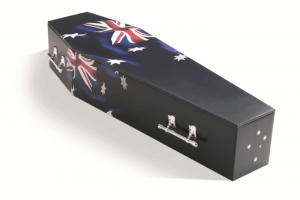 autralian made cardboard coffin photo